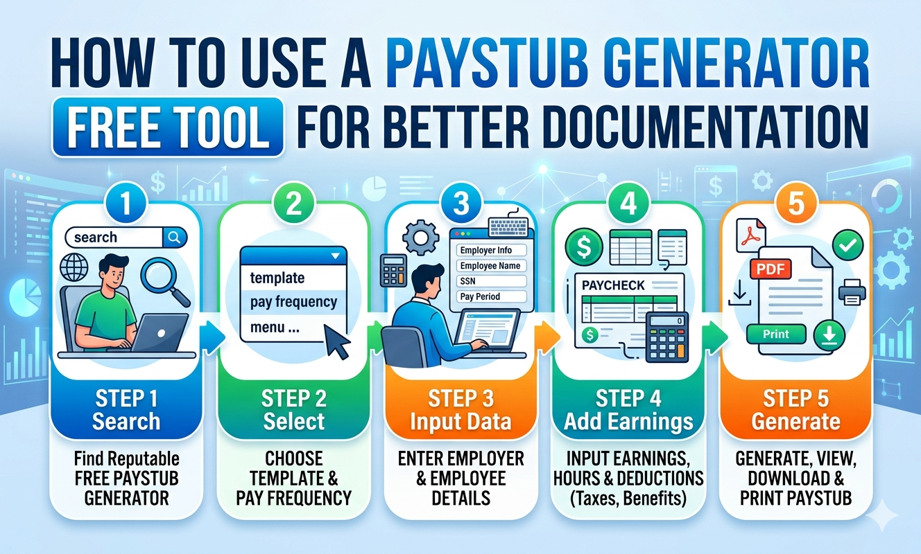 How to Use a Paystub Generator Free Tool for Better Documentation