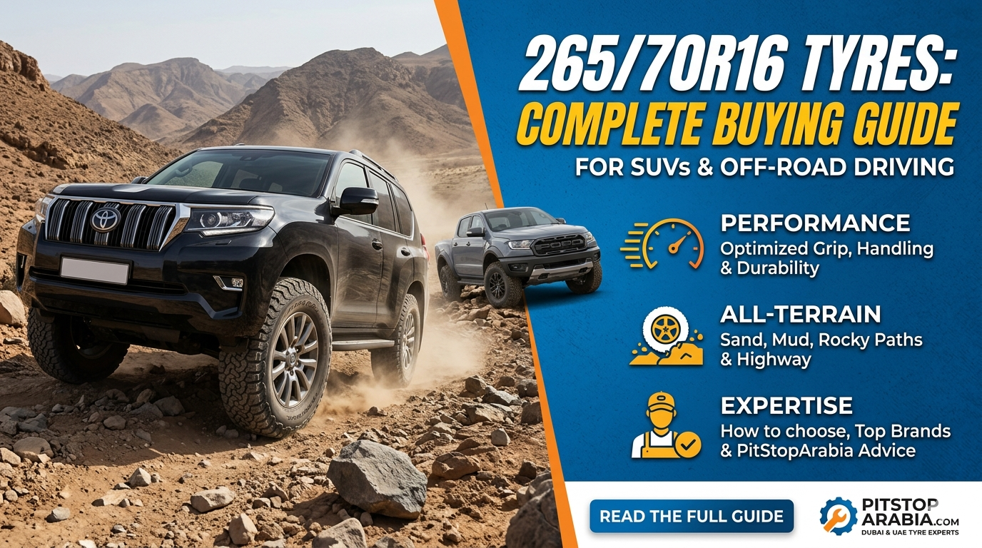 265/70R16 Tyres: Complete Buying Guide for SUVs and Off-Road Driving
